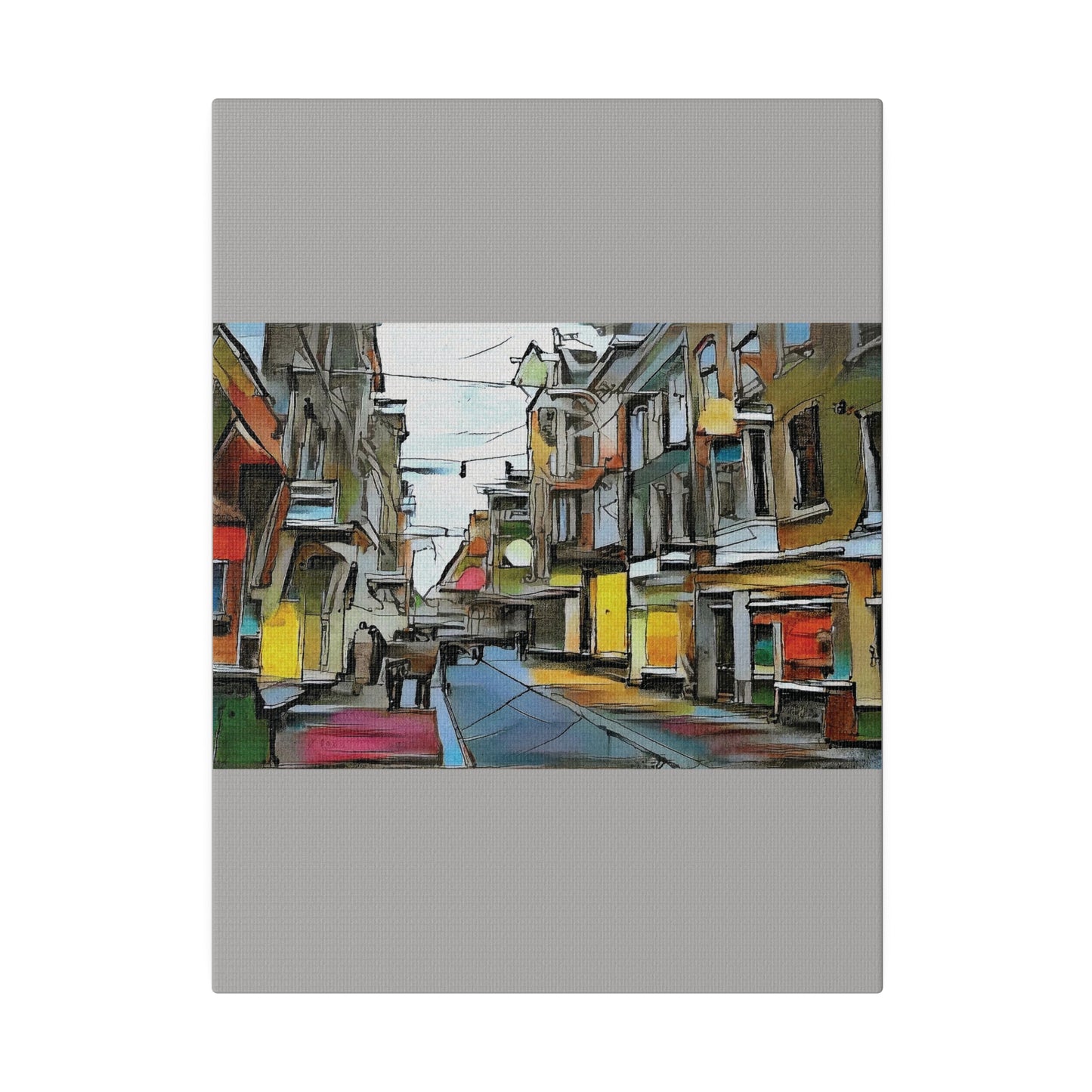On The High Street Canvas Printify