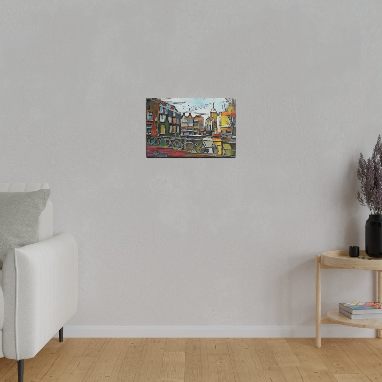 Walks in Amsterdam Canvas  Printify