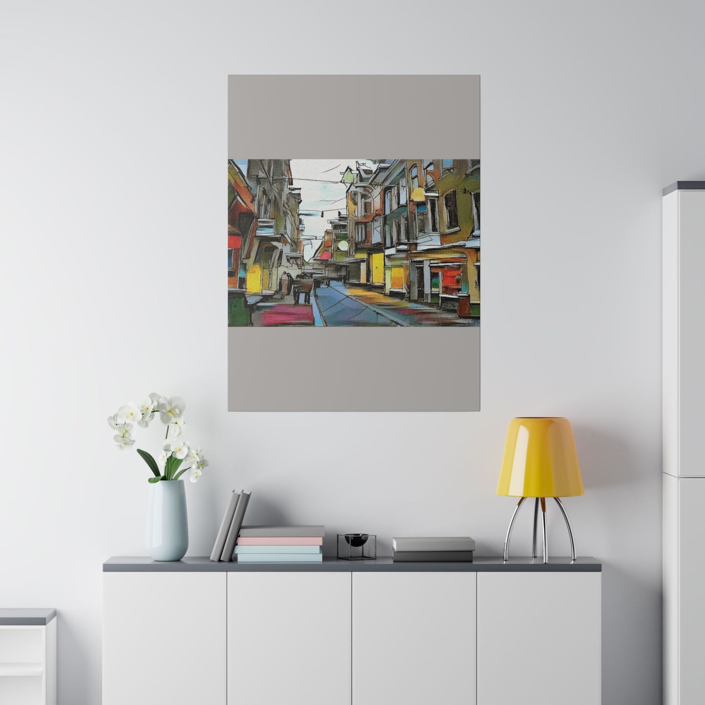 On The High Street Canvas Printify