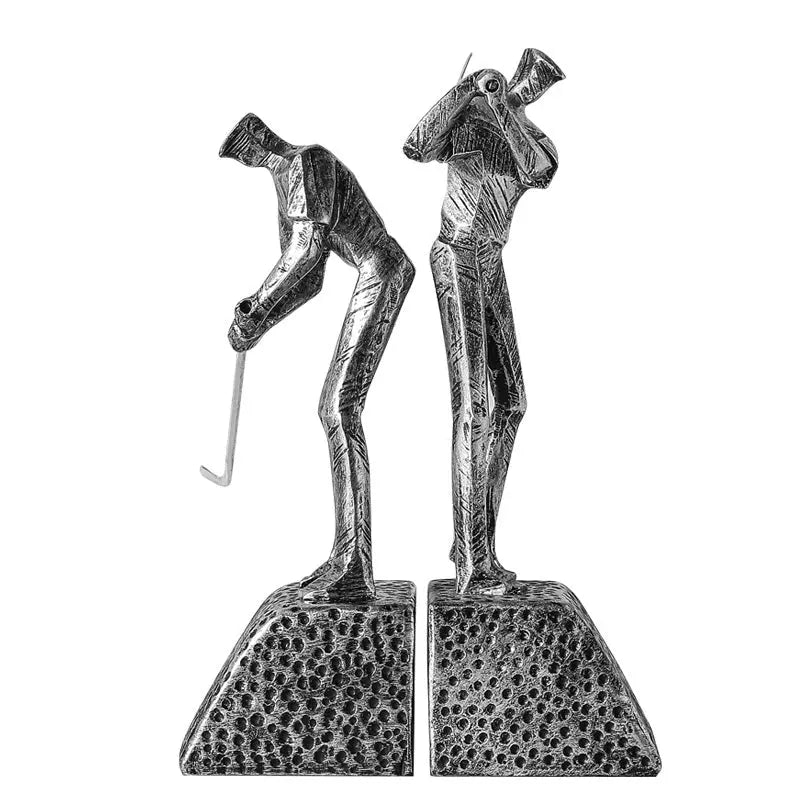 Golf Player Book End Londecor