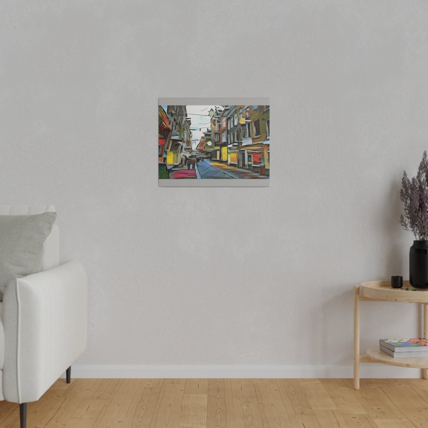 On The High Street Canvas Printify