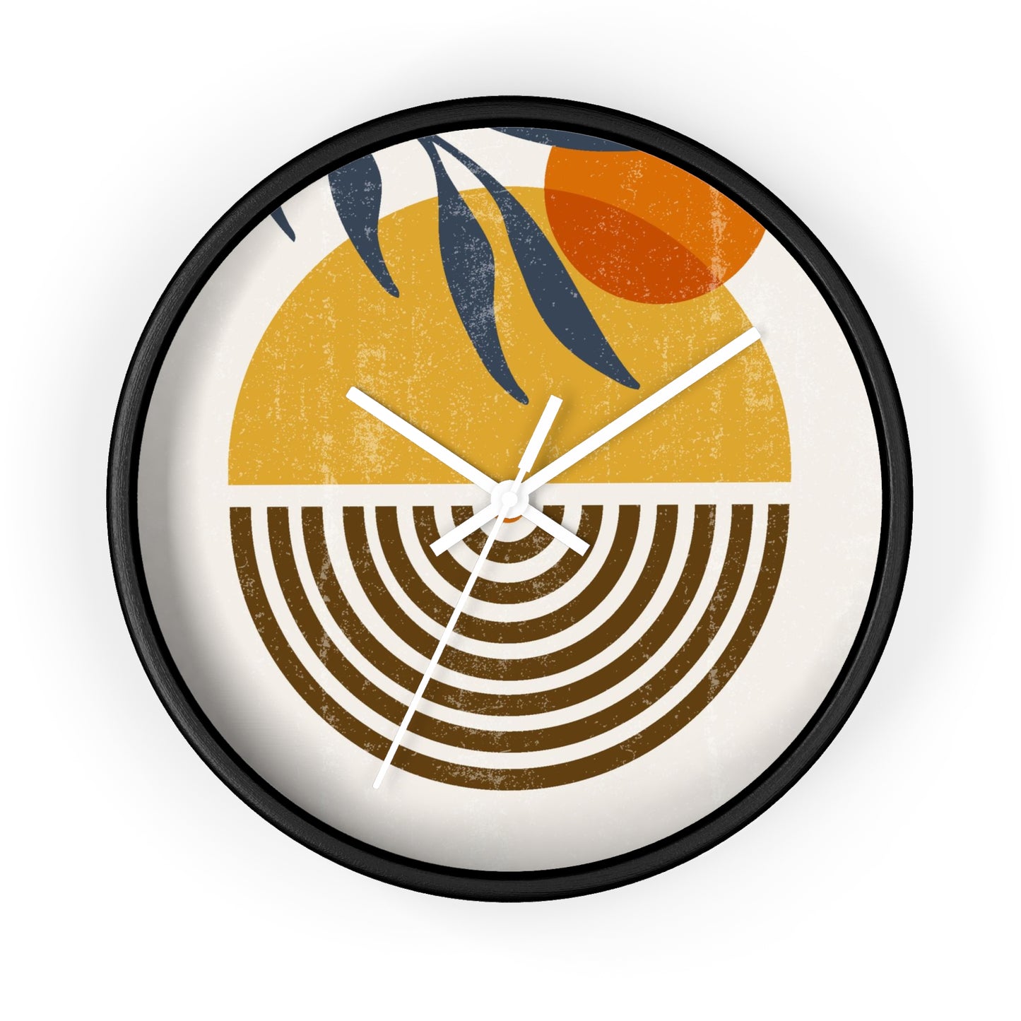 Sunsets & Tangerines Wall Clock Printify