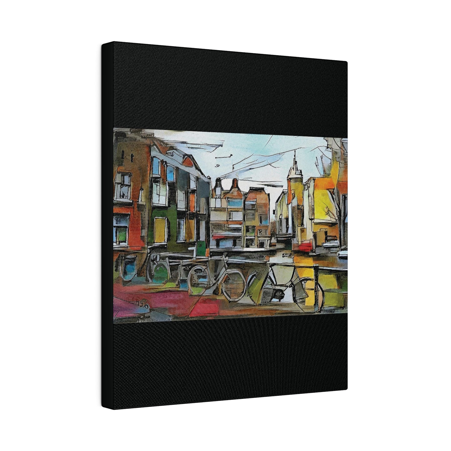 Walks in Amsterdam Canvas  Printify