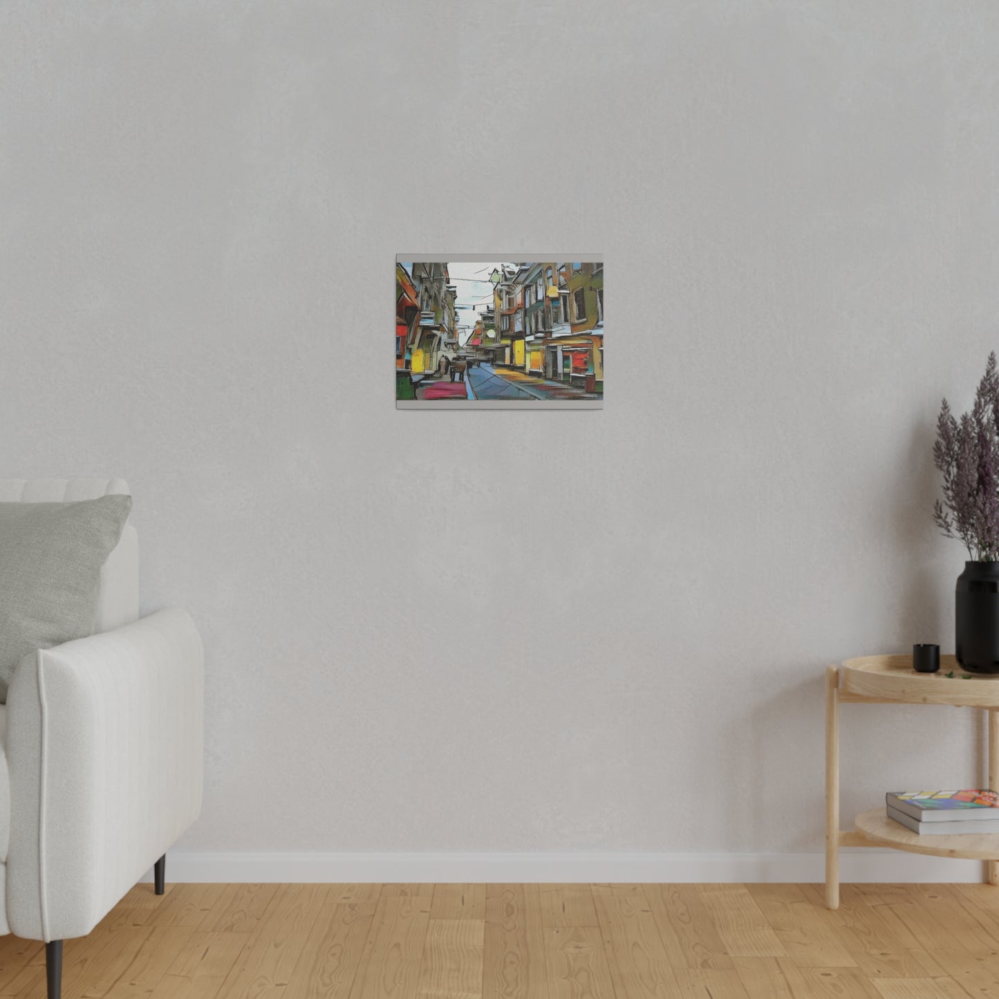 On The High Street Canvas Printify