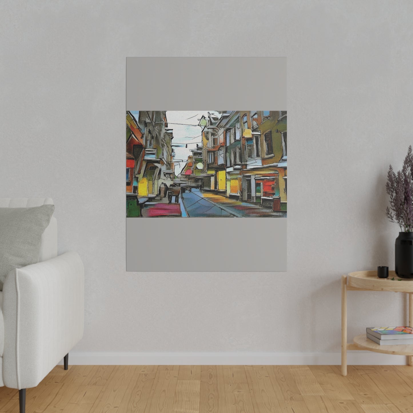 On The High Street Canvas Printify