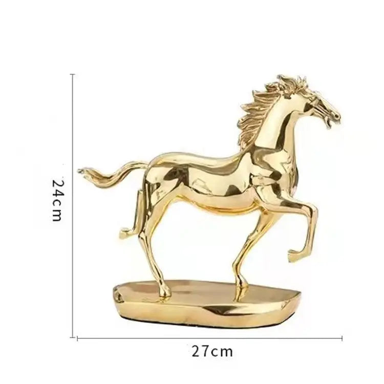 Light Luxury Pure Copper Horse Ornament Londecor