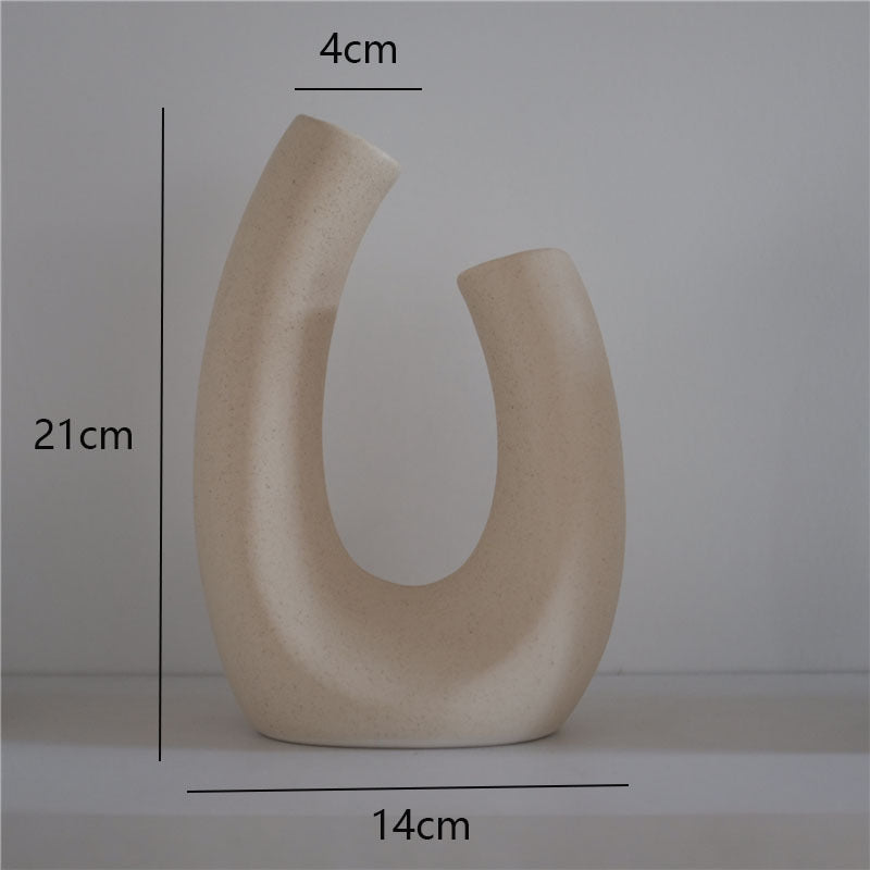Plain Ceramic Vase Decoration