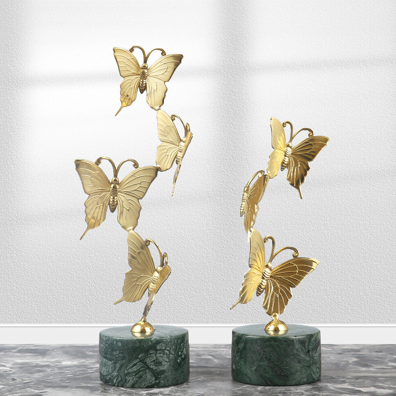 Butterfly Pure Copper Creative TV Cabinet Ornament