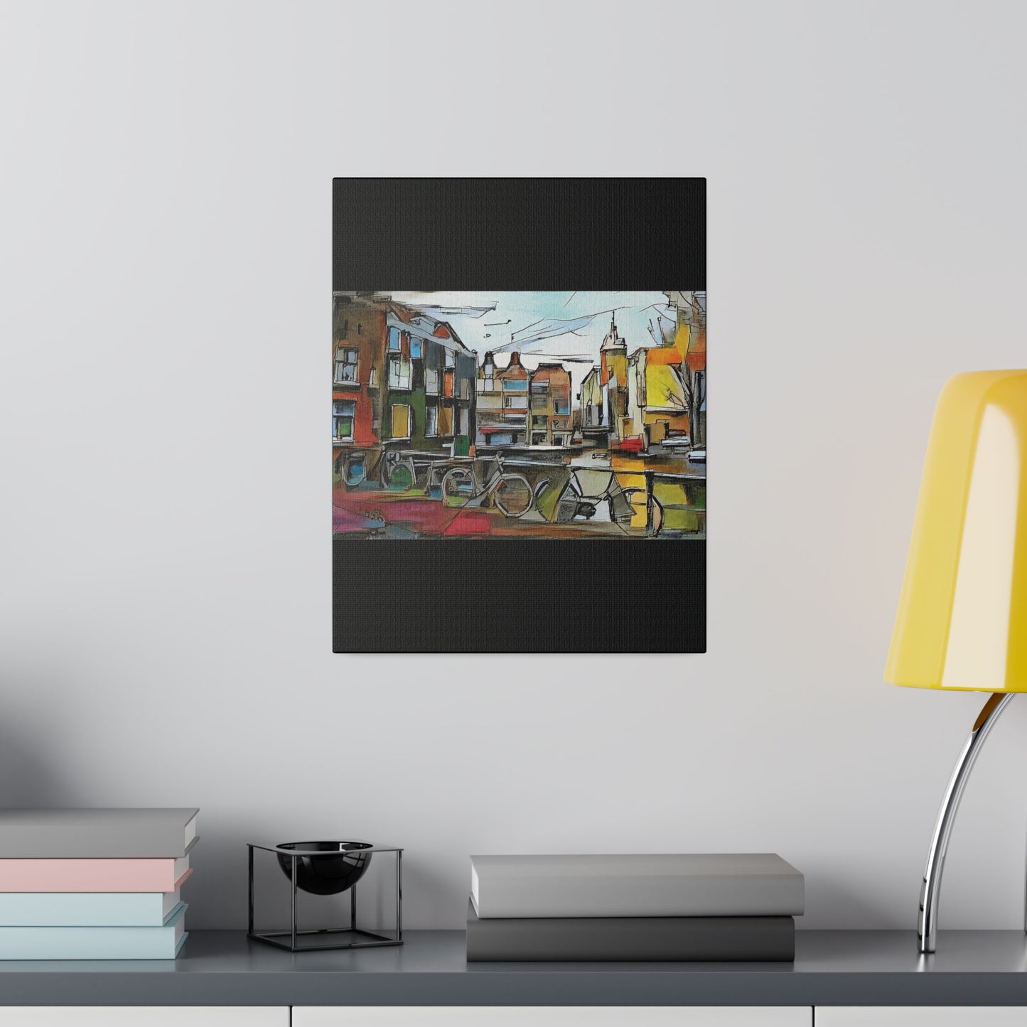 Walks in Amsterdam Canvas  Printify