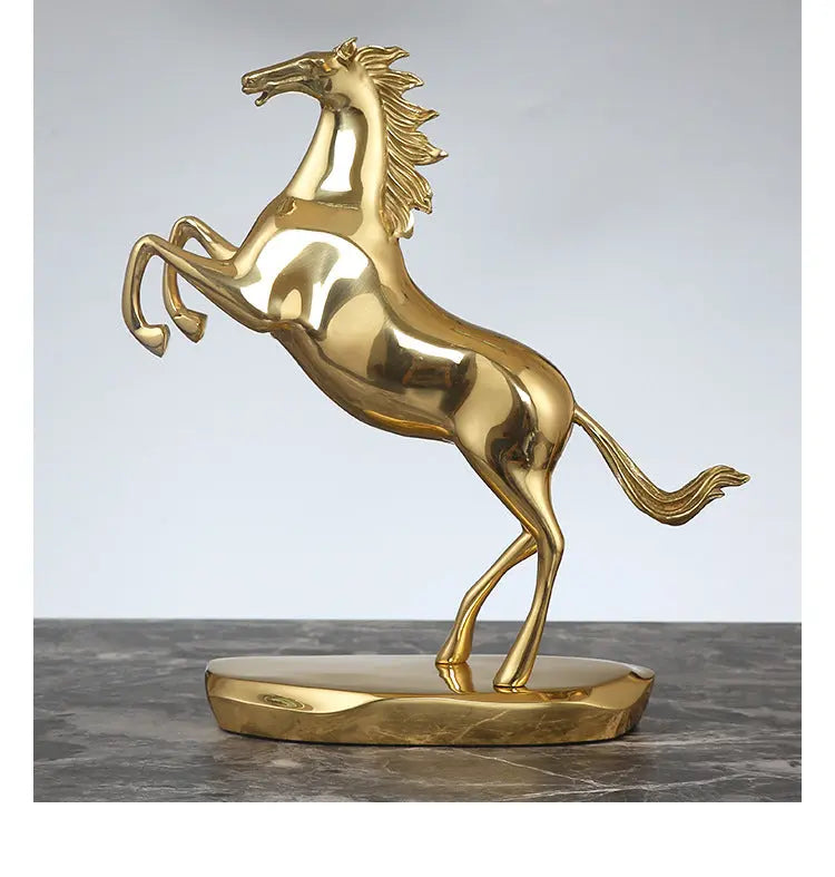 Light Luxury Pure Copper Horse Ornament Londecor