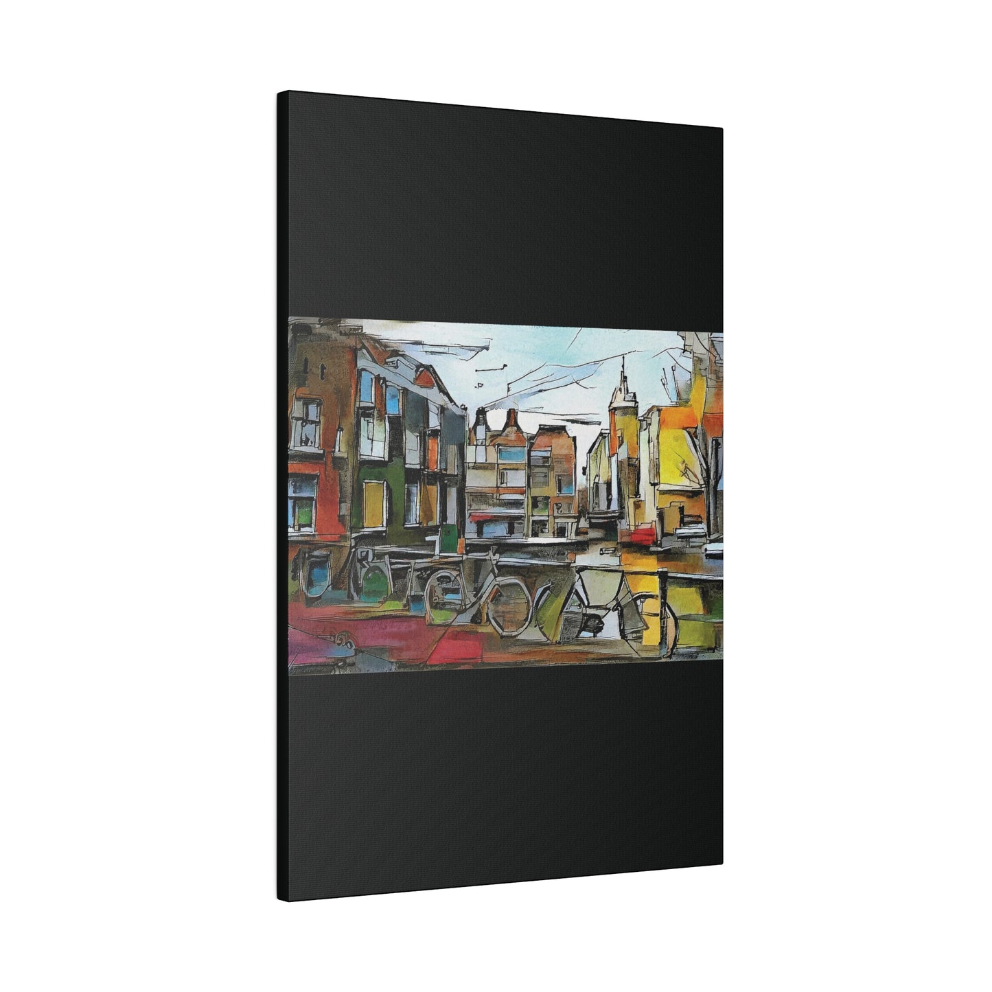 Walks in Amsterdam Canvas  Printify