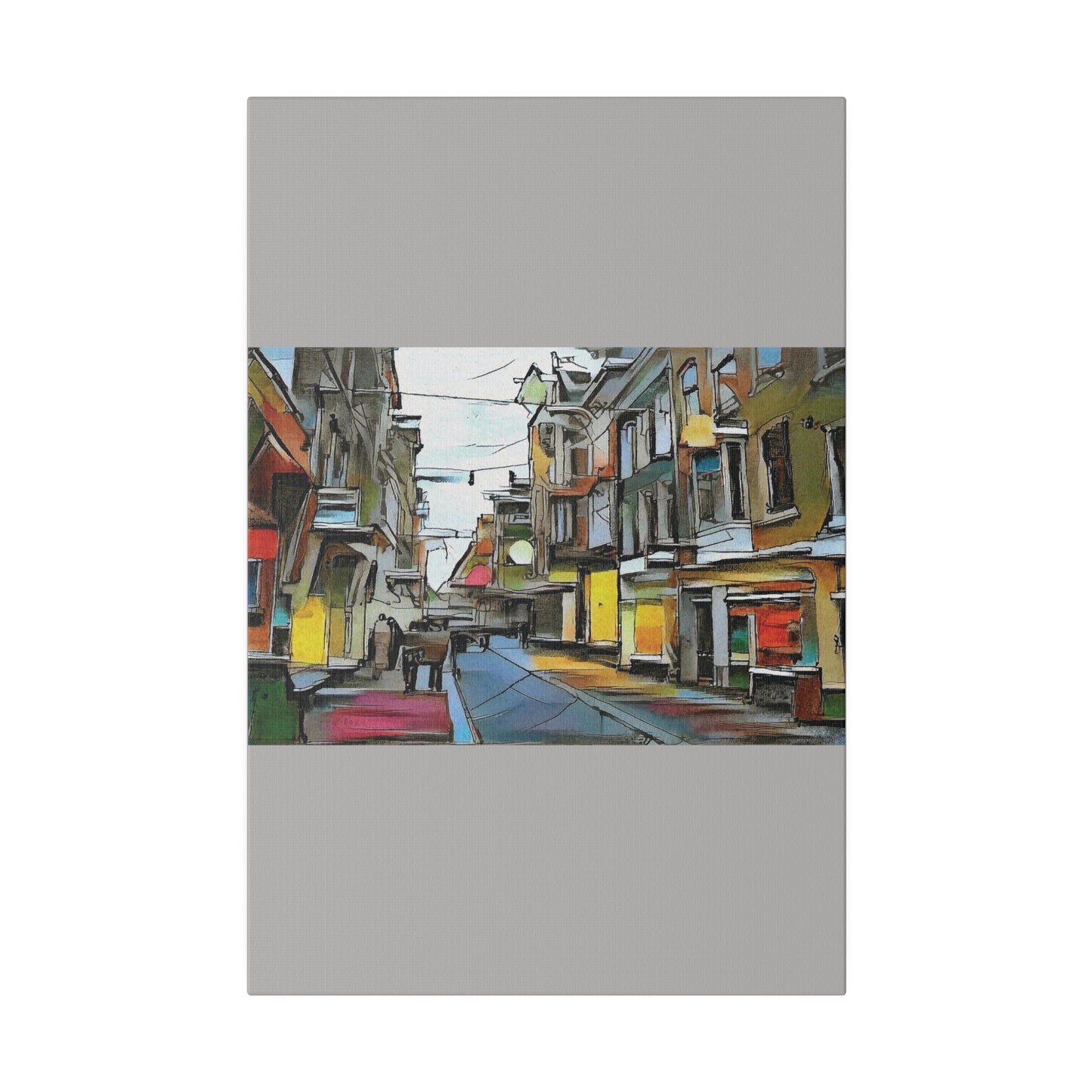 On The High Street Canvas Printify