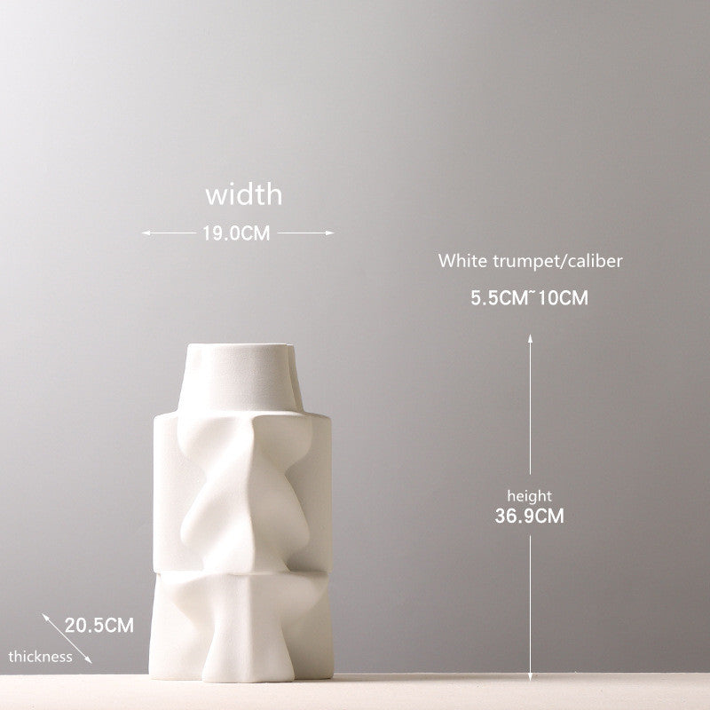 Ceramic Klein Blue Flower Vase