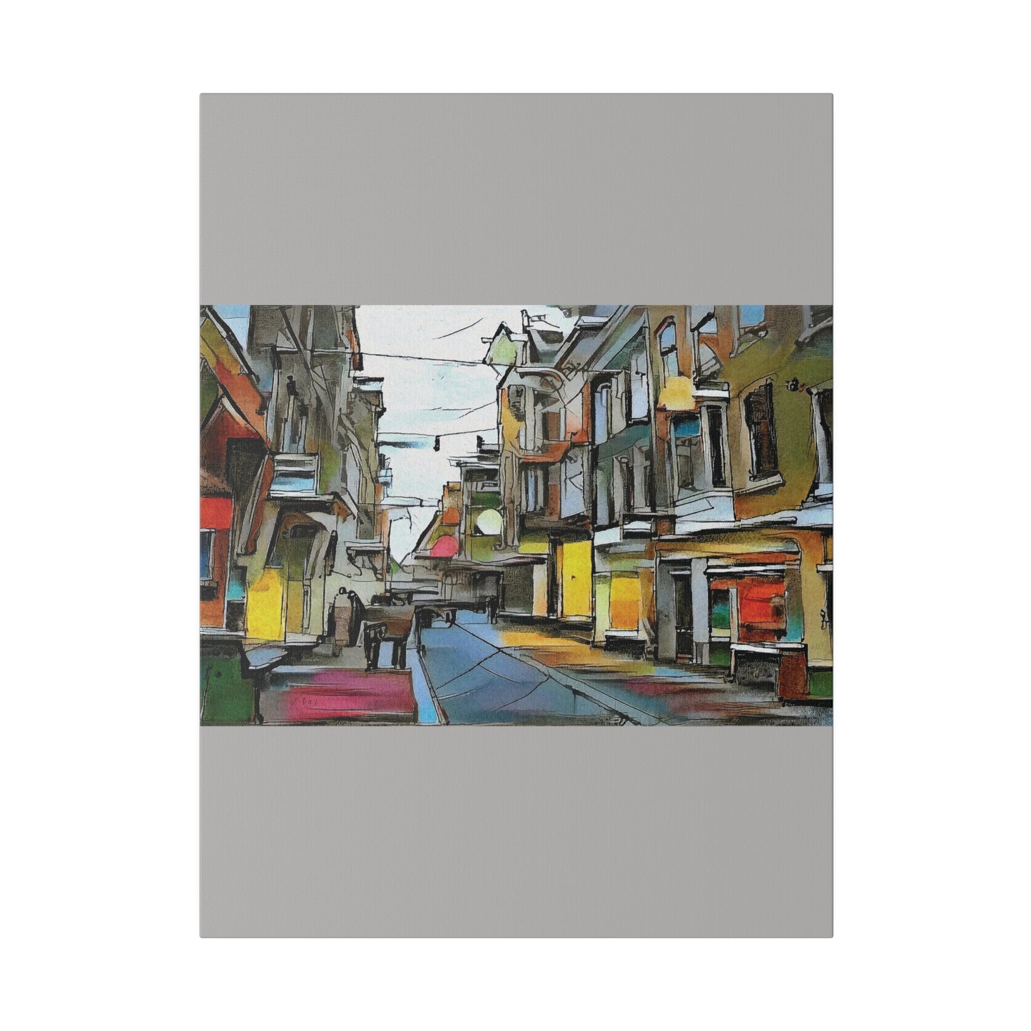 On The High Street Canvas Printify