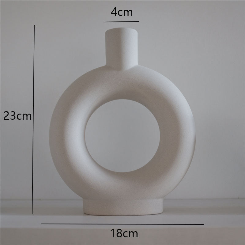 Plain Ceramic Vase Decoration