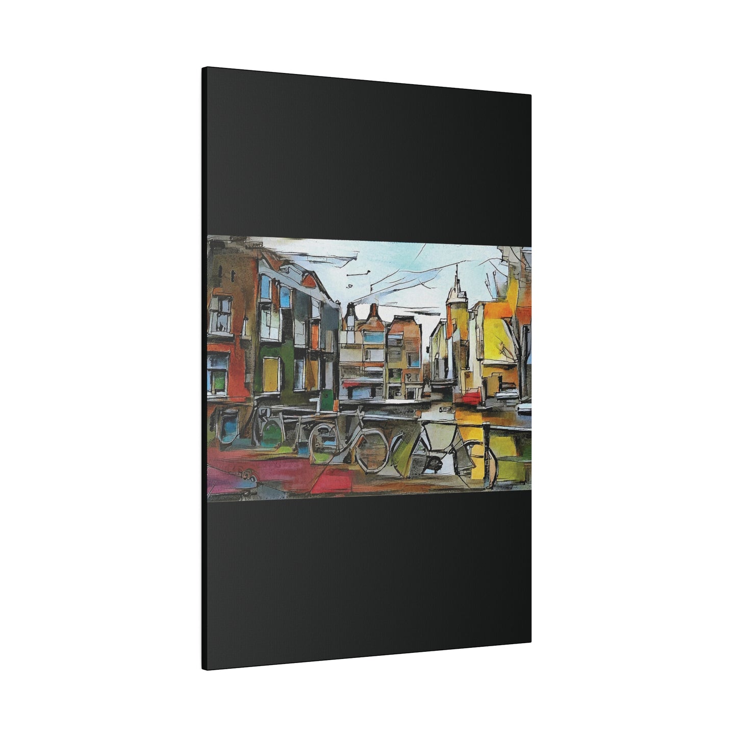 Walks in Amsterdam Canvas  Printify