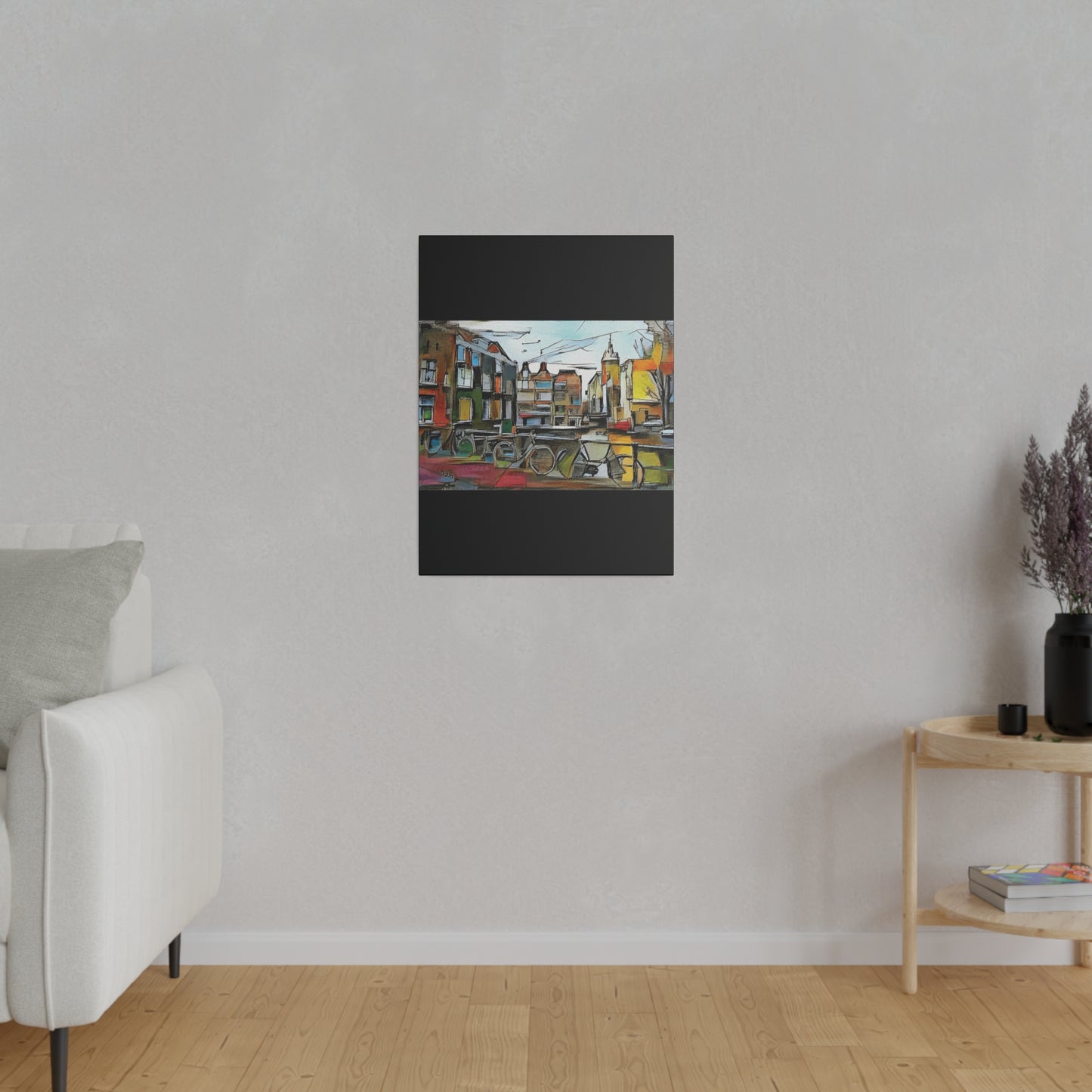 Walks in Amsterdam Canvas  Printify