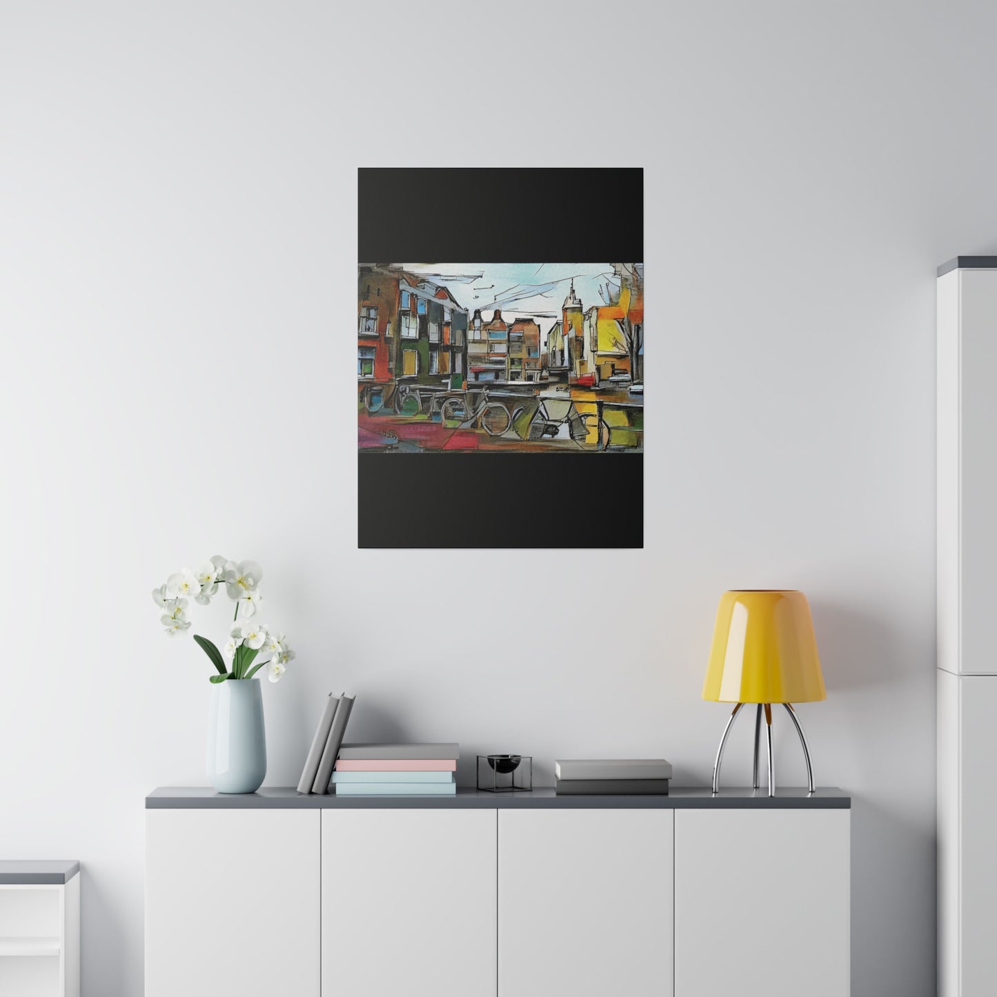 Walks in Amsterdam Canvas  Printify