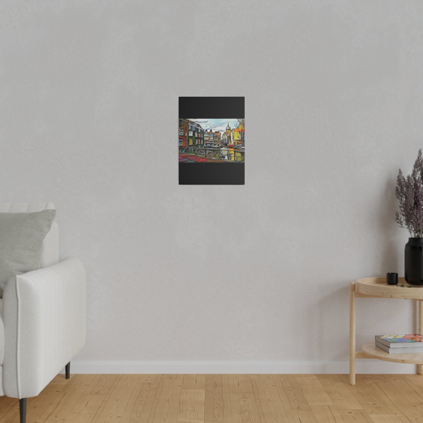 Walks in Amsterdam Canvas  Printify