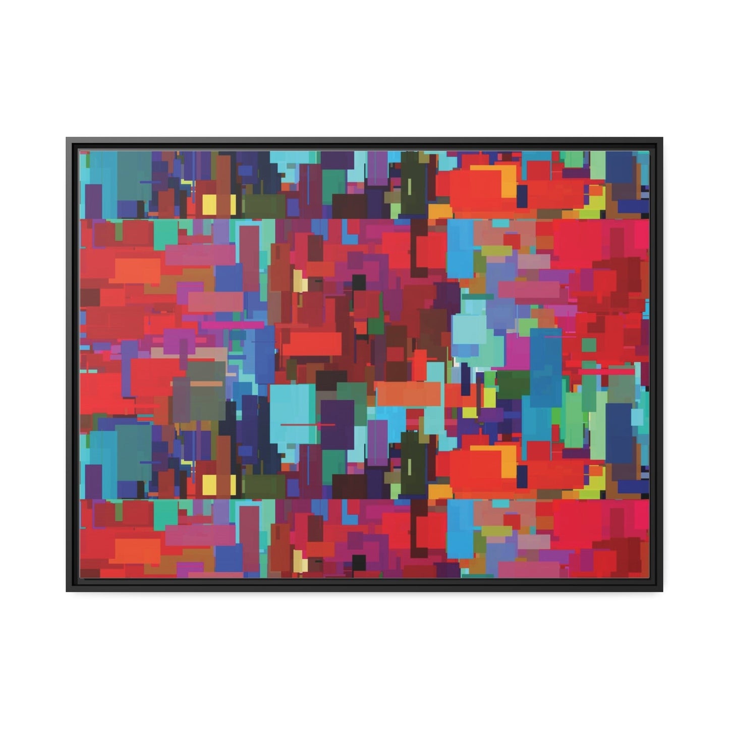 Abstract painting, Black Frame Printify