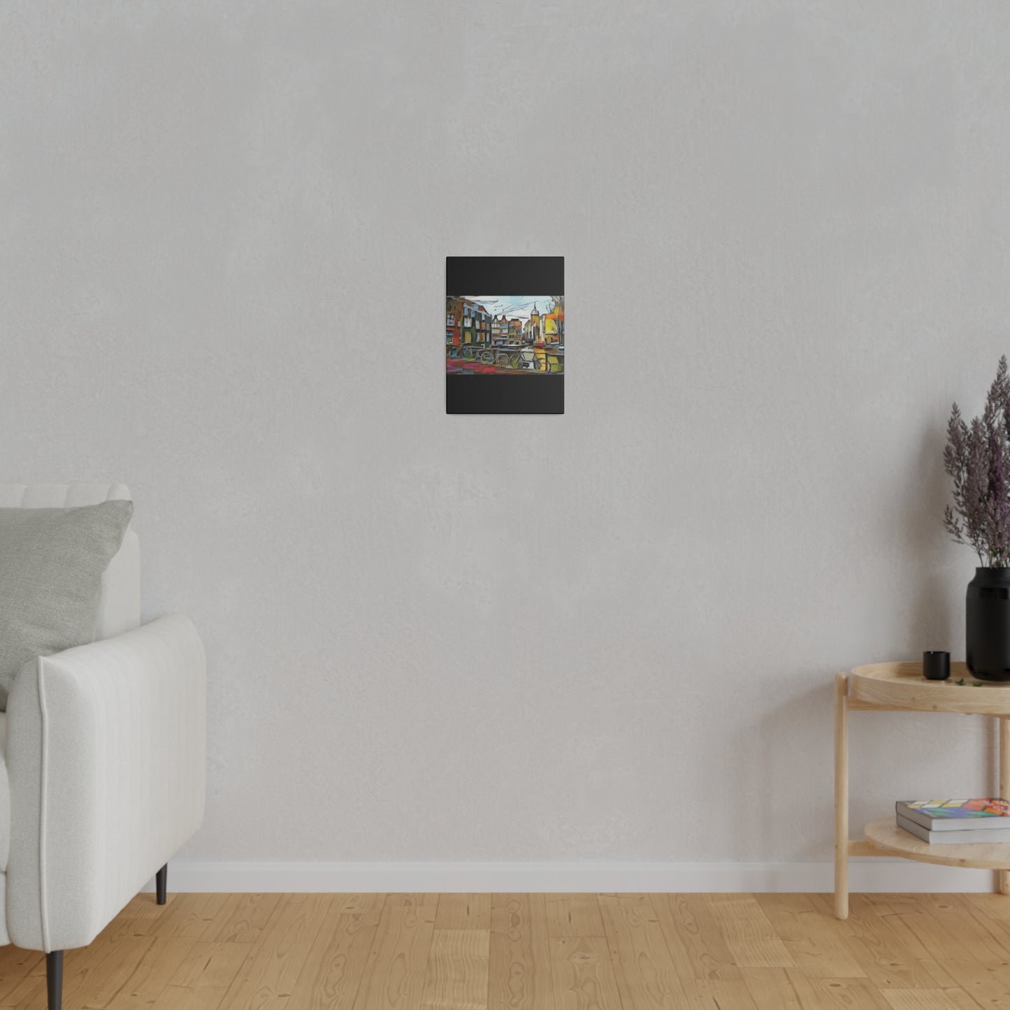Walks in Amsterdam Canvas  Printify