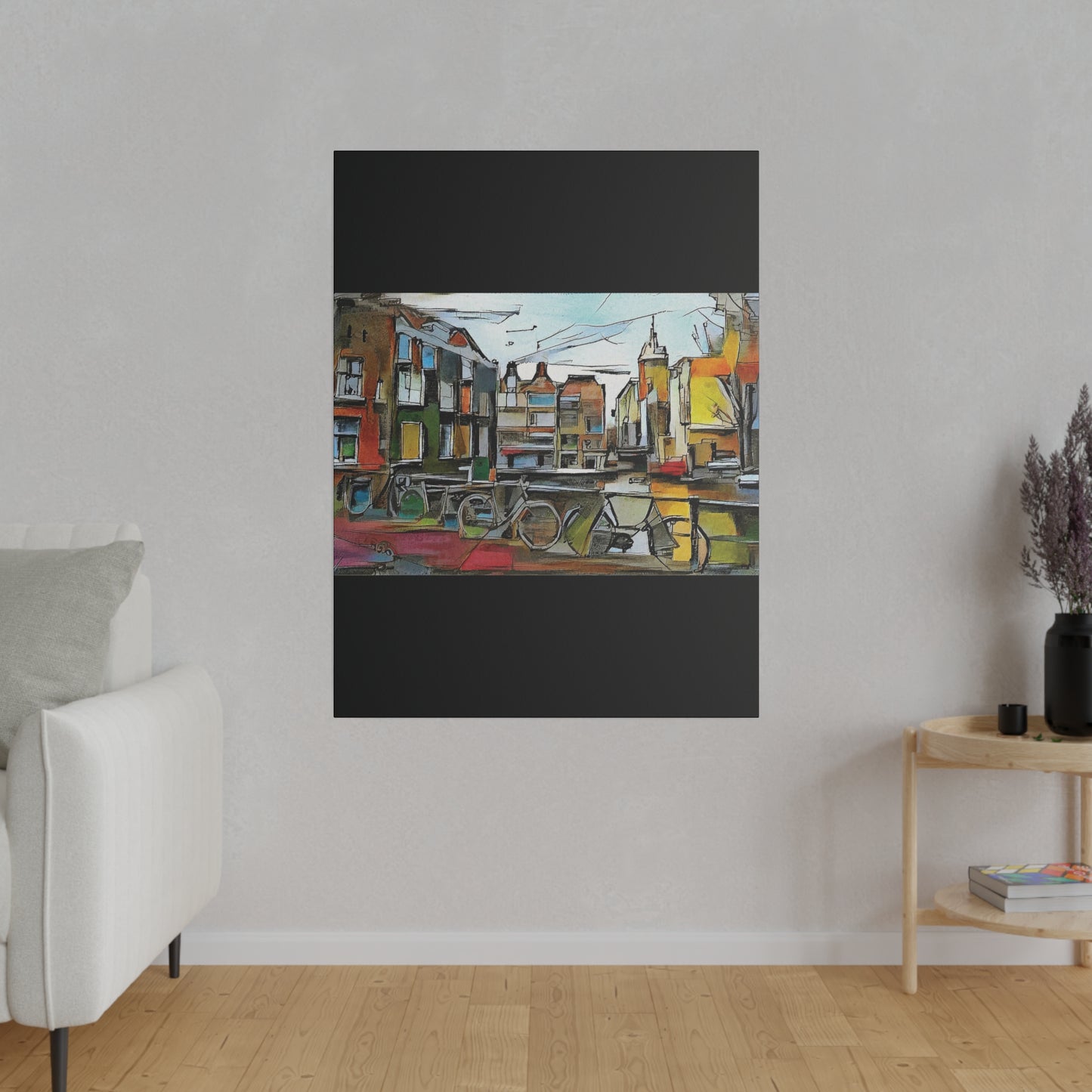 Walks in Amsterdam Canvas  Printify