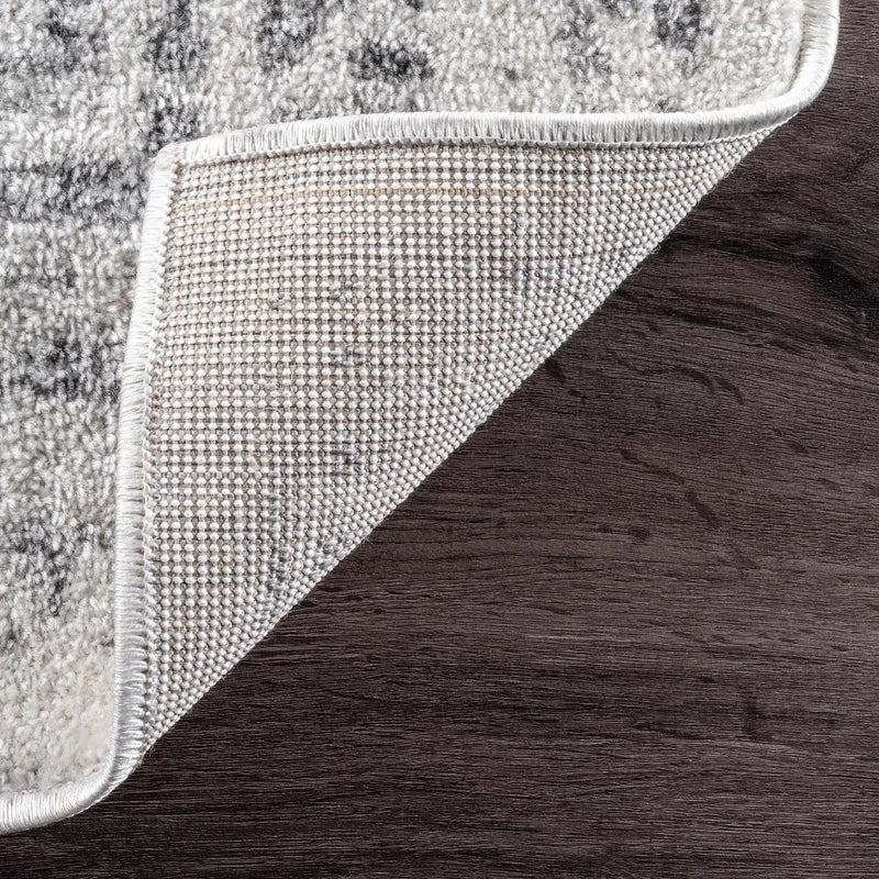 Helen Power Loom Grey/Off-White Rug