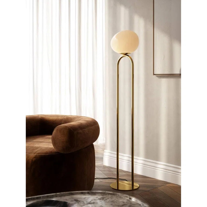 Beige Novelty Floor Lamp
