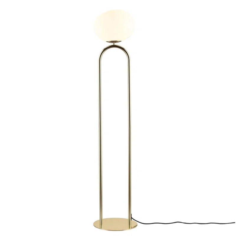 Beige Novelty Floor Lamp