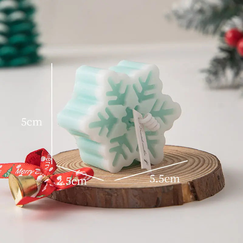 Christmas Gift Snowflake Candle Londecor