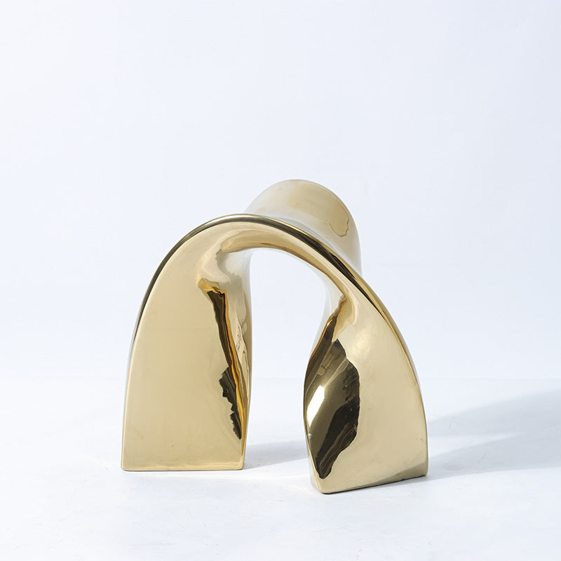 Ribbon Scarf Ceramic Ornament