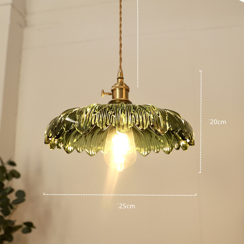 Fashion Simple Vintage Brass Glass Chandelier Londecor