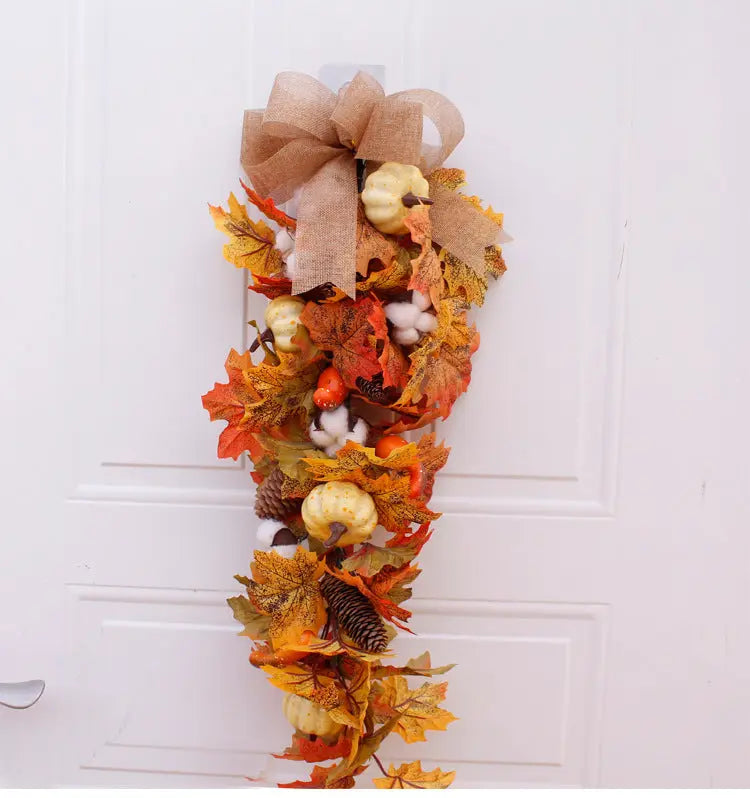 Halloween Autumn Leaf Garland Pumpkin Home Decor Londecor