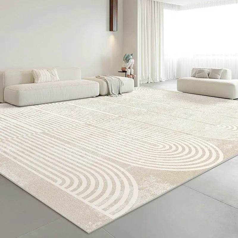 Minimalist Line Thickened Art Carpet Nordic Fluffy Soft Non-slip RUG Londecor