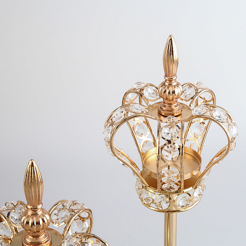European Style Crown Candle Holder Decoration Home Londecor