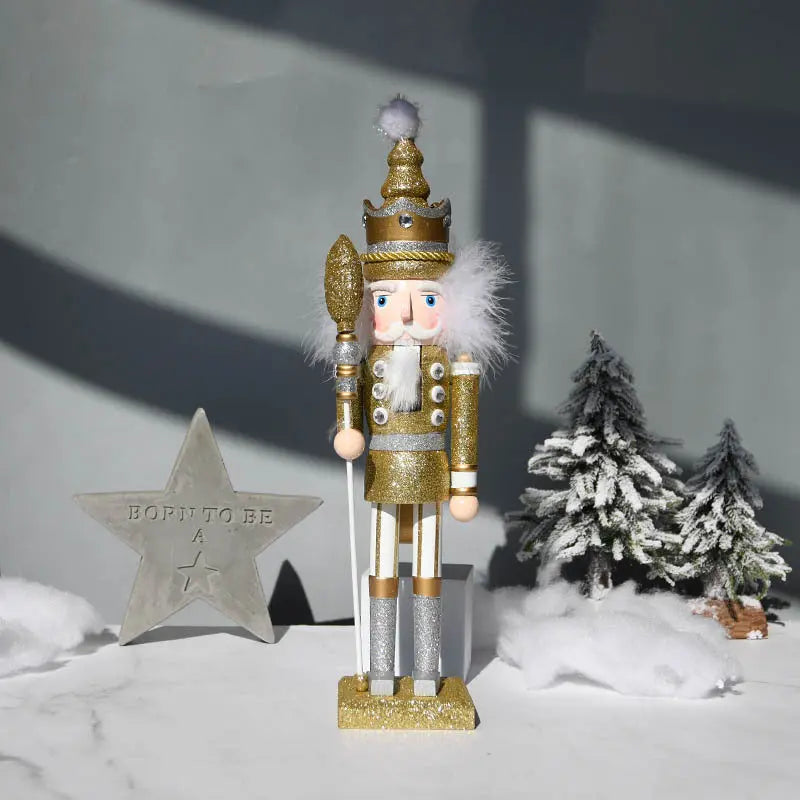Puppet Man 42CM Color Powder Puffy Nutcracker Londecor