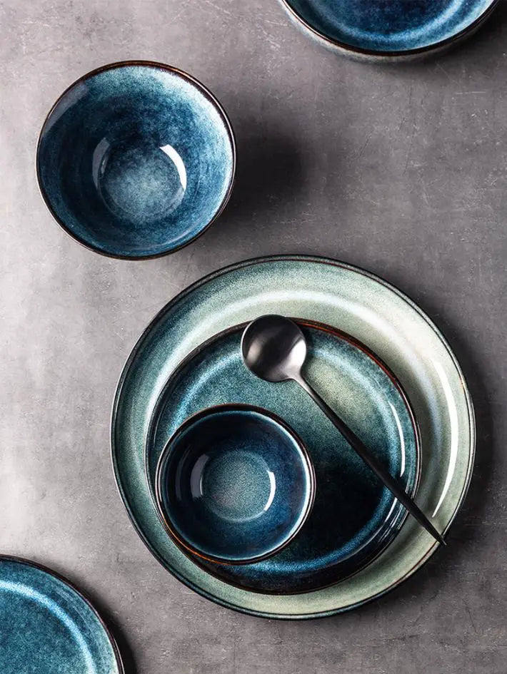 Japanese Tableware Set Ceramic Bowl Plate Londecor