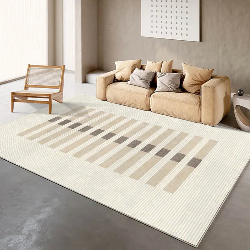 Minimalist Line Thickened Art Carpet Nordic Fluffy Soft Non-slip RUG Londecor