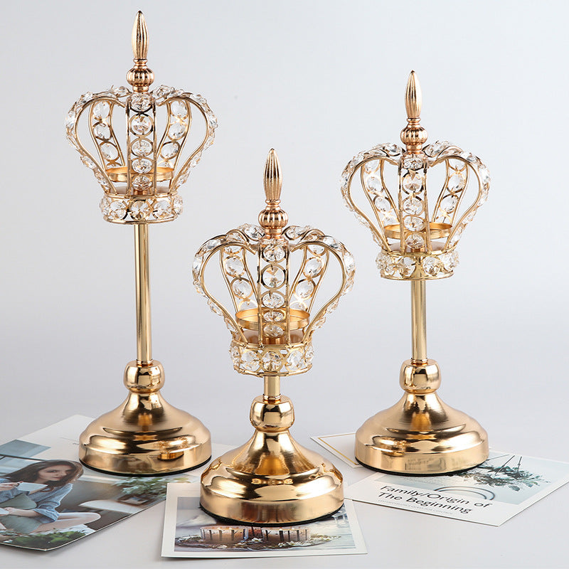 European Style Crown Candle Holder Decoration Home Londecor