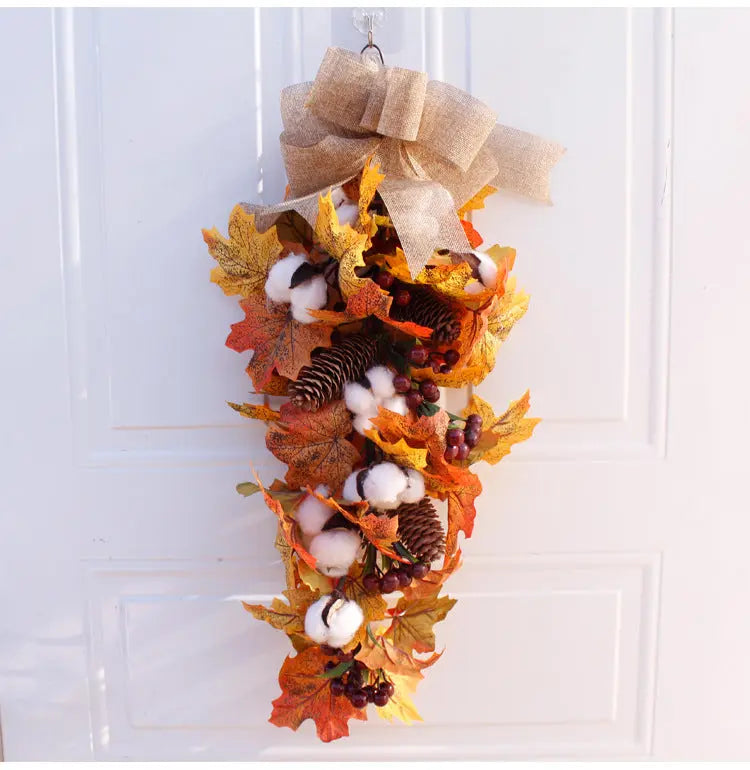 Halloween Autumn Leaf Garland Pumpkin Home Decor Londecor