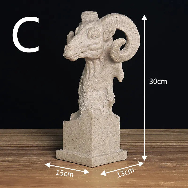 Nordic Head Ornaments Home Accessories Crafts - Londecor