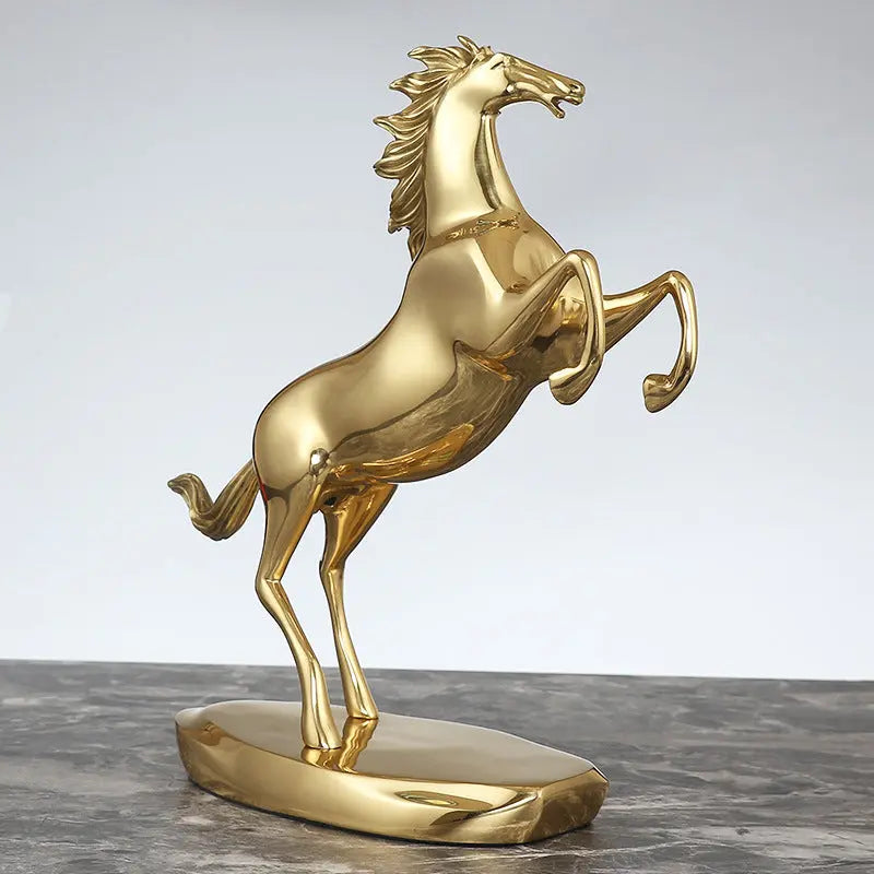 Light Luxury Pure Copper Horse Ornament Londecor
