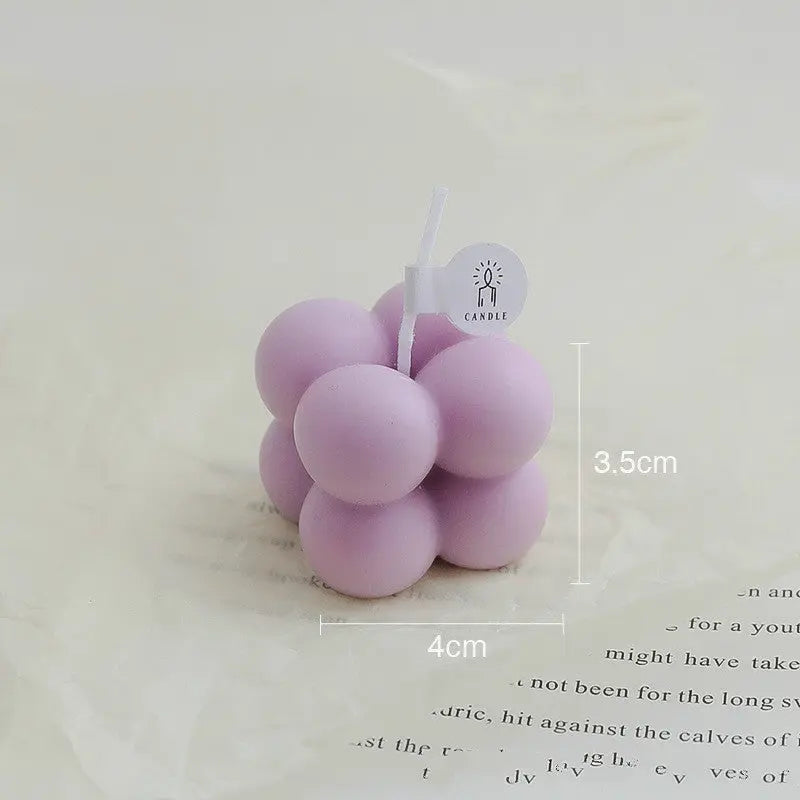 Home Creative Handmade Rubik's Cube Candle Ornament Londecor