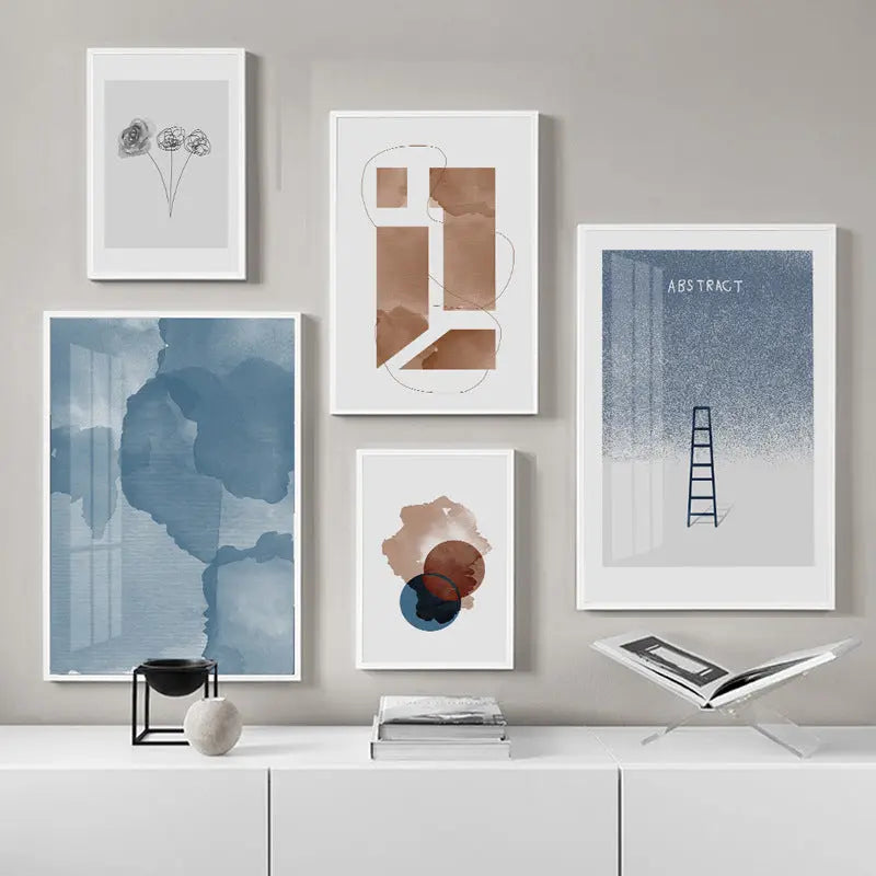 Modern Minimalist Living Room Decoration Painting Nordic Murals Londecor