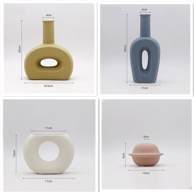 Nordic Ceramic Vase Decoration