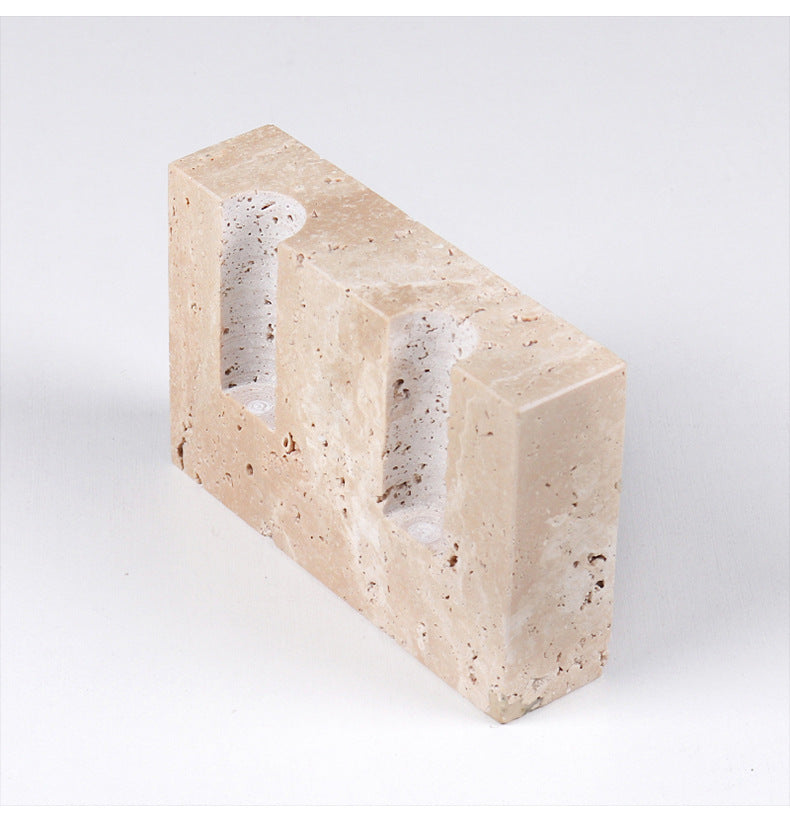 Product information: Material: Marble Size: yellow cave type a ZT0181HD, yellow cave type B ZT0182HD,Rosso Lepanto type a ZT0181ZL,Rosso Lepanto type B ZT0182ZL Process: Polishing Packing list: Candle Holder×1pc Product Image: Stone Candle Holder