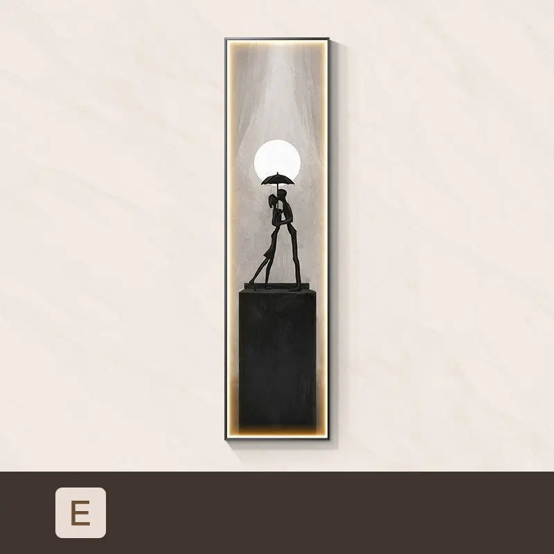 Luxury Led Luminous Entryway Decorative Painting Londecor