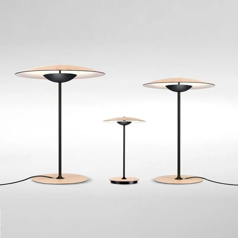 UFO Umbrella Wood Grain Desk Lamp - Londecor