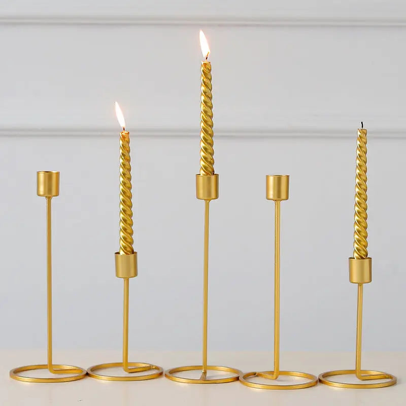 Nordic candlestick gold candlestick Londecor