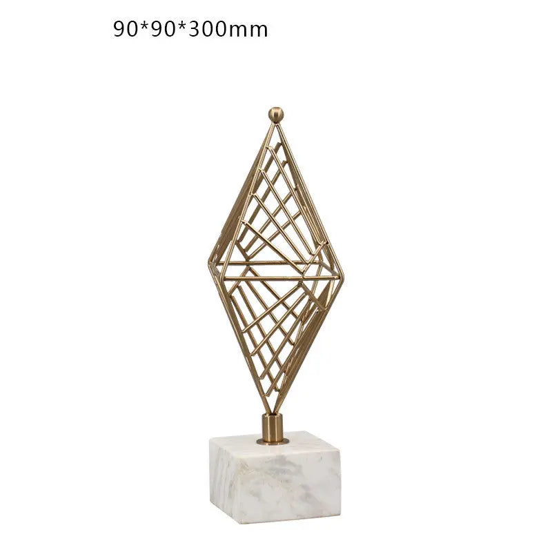 Modern Cast Iron and Marble Desktop Decorations. Londecor